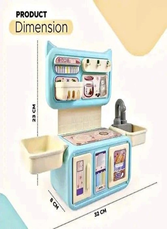 BANNI Pretend Cooking Kitchen Playset for Toddlers | Interactive Toy with Lights, Sound & Utensils | Educational Gift for Kids 3 Years and Up - Image 5